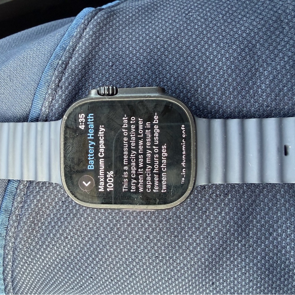 Apple Watch Ultra 2 Black Titanium 64 Gb (black, navy and ice blue bands incl). - Picture 5 of 5